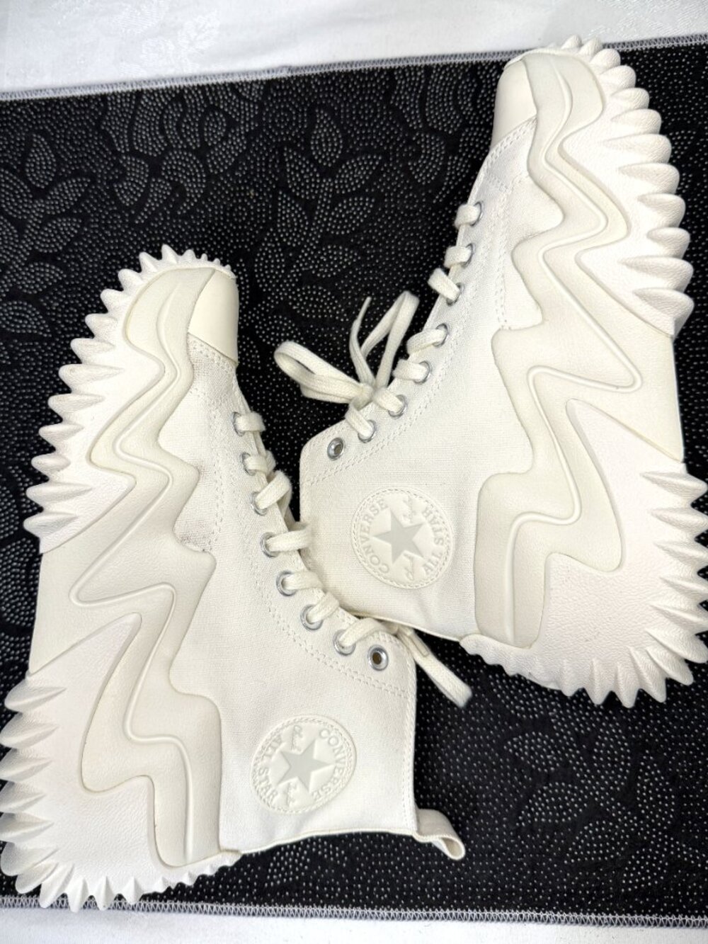 Converse Run Star Motion White Chunky Platform Sneakers Men's Size 7/Women's 8.5 - Picture 5 of 10